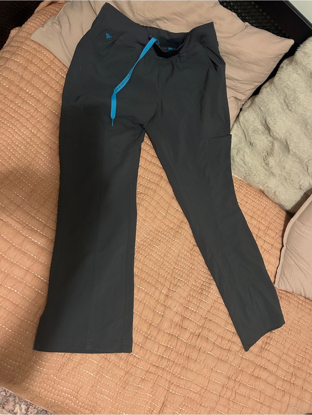 Med couture XSP scrub pants pewter gray